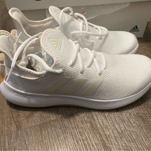 Adidas Cloudfoam Pure running shoes white size 8